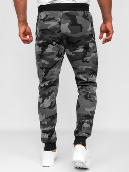 Herr Sweatpants Camo-Grafitgrå Bolf KZ15B