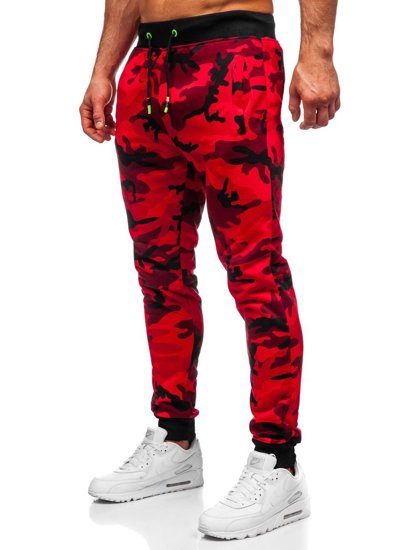 Herr Sweatpants Camo-Röd Bolf KZ15