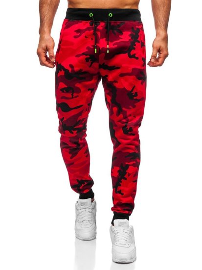 Herr Sweatpants Camo-Röd Bolf KZ15