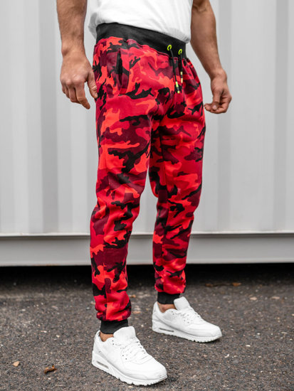 Herr Sweatpants Camo-Röd Bolf KZ15A