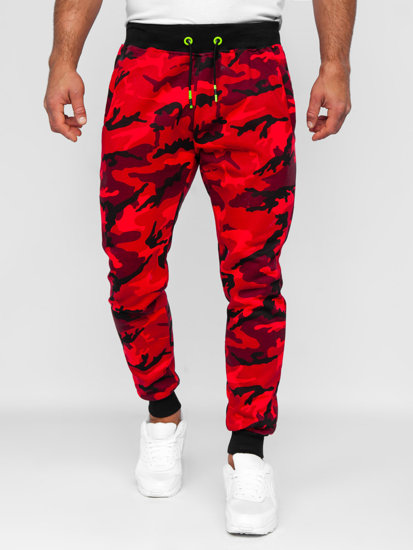 Herr Sweatpants Camo-Röd Bolf KZ15B