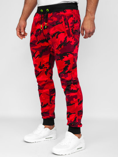 Herr Sweatpants Camo-Röd Bolf KZ15B