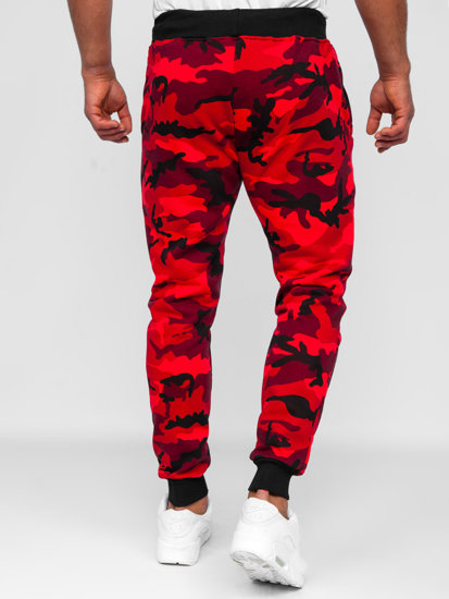 Herr Sweatpants Camo-Röd Bolf KZ15B