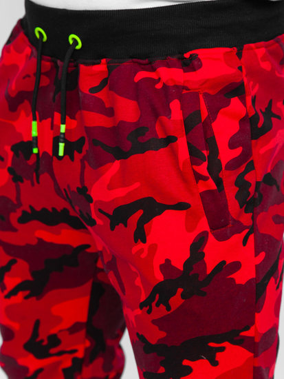 Herr Sweatpants Camo-Röd Bolf KZ15B