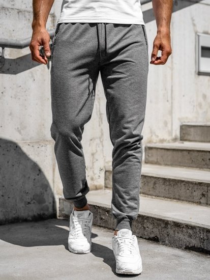 Herr Sweatpants Grå Bolf CE006