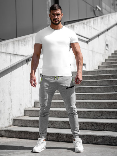 Herr Sweatpants Grå Bolf K10353