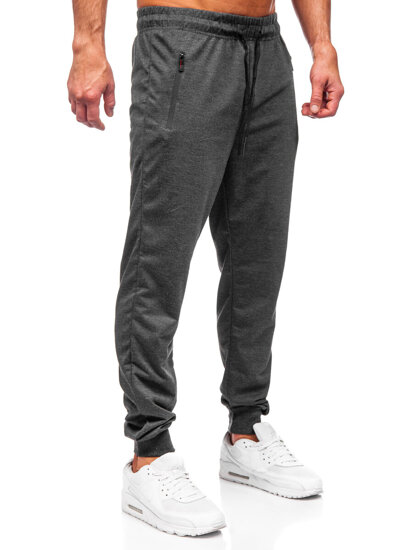 Herr Sweatpants Grafitgrå Bolf JX6109