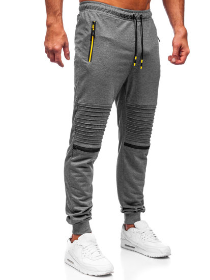 Herr Sweatpants Grafitgrå Bolf K10330