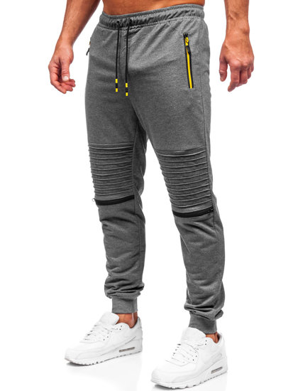 Herr Sweatpants Grafitgrå Bolf K10330