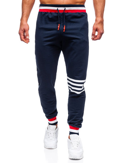 Herr Sweatpants Marinblå Bolf 7033