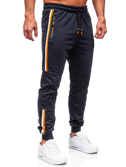 Herr Sweatpants Marinblå Bolf K10336