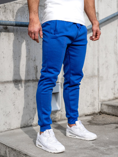 Herr Sweatpants Mörkblå Bolf CK01