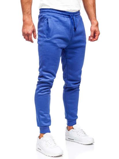 Herr Sweatpants Mörkblå Bolf CK01