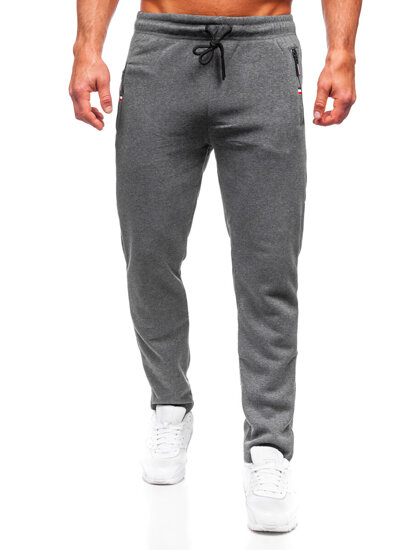 Herr Sweatpants Oversize Grå Bolf JX6216