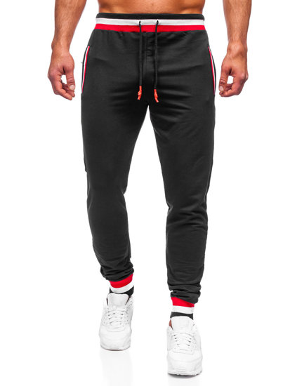 Herr Sweatpants Svart Bolf 7034