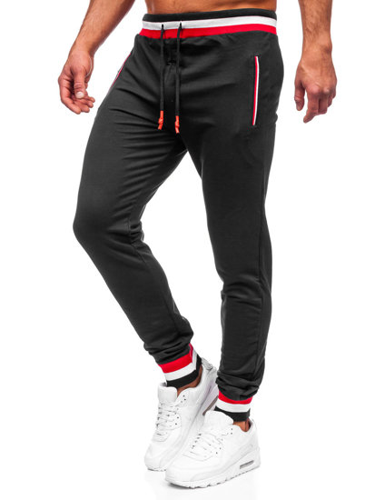 Herr Sweatpants Svart Bolf 7034