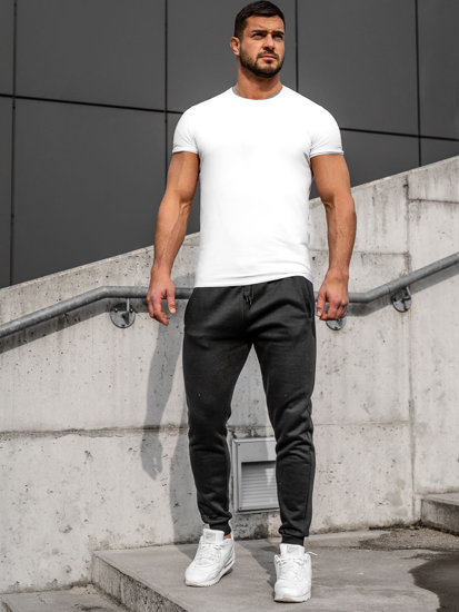 Herr Sweatpants Svart Bolf CK01