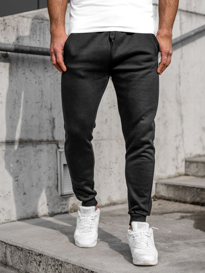 Herr Sweatpants Svart Bolf CK01