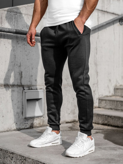 Herr Sweatpants Svart Bolf CK01