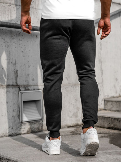 Herr Sweatpants Svart Bolf CK01