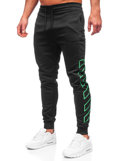 Herr Sweatpants Svart Bolf HL9161