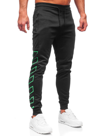 Herr Sweatpants Svart Bolf HL9161