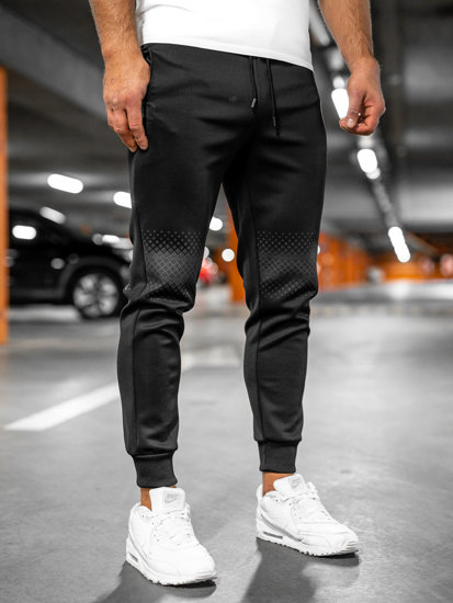 Herr Sweatpants Svart Bolf HM383