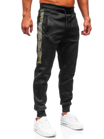 Herr Sweatpants Svart Bolf HM386