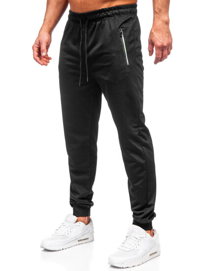 Herr Sweatpants Svart Bolf JX6108