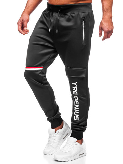 Herr Sweatpants Svart Bolf K10277