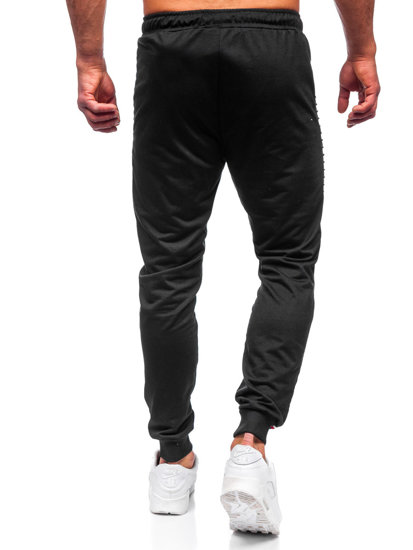 Herr Sweatpants Svart Bolf K10329