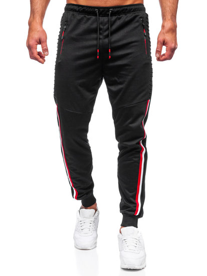 Herr Sweatpants Svart Bolf K10329