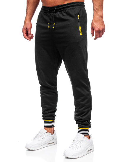 Herr Sweatpants Svart Bolf K10332