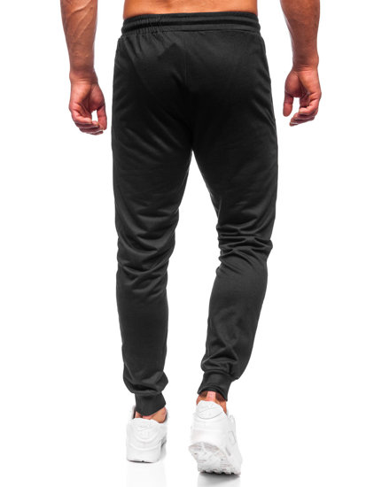 Herr Sweatpants Svart Bolf K10338