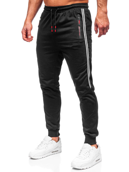 Herr Sweatpants Svart Bolf K10338