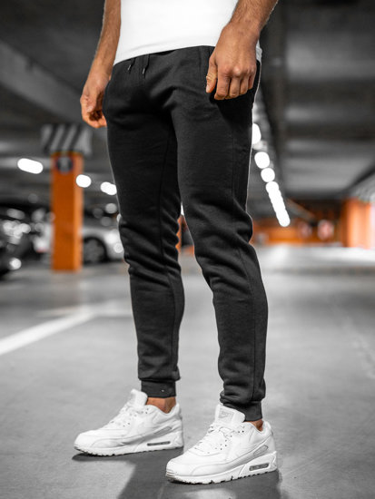 Herr Sweatpants Svart Bolf XW01