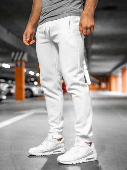 Herr Sweatpants Vit Bolf XW01