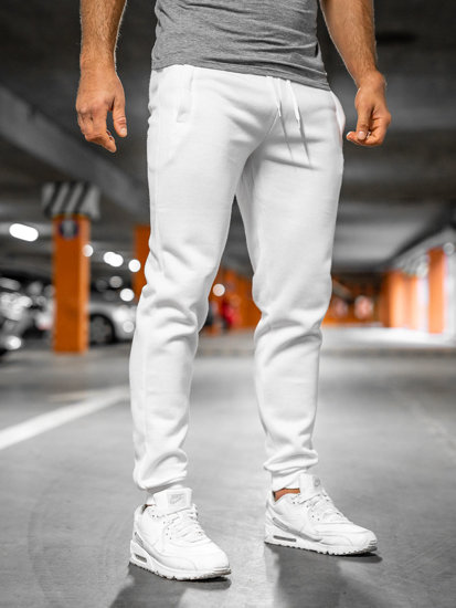 Herr Sweatpants Vit Bolf XW01