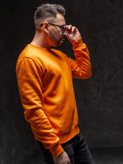 Herr Sweatshirt Orange Bolf 2001A1