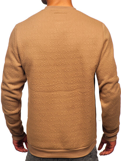 Herr Sweatshirt med tryck Beige Bolf LJ0599