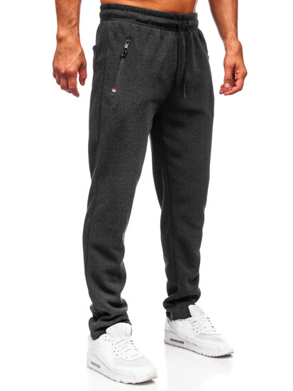 Herr Tjock Jogger-sweatpants Grafitgrå Bolf JX6278