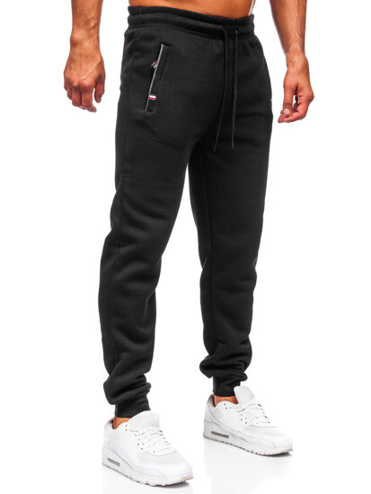 Herr Tjock Jogger-sweatpants Svart Bolf JX6217