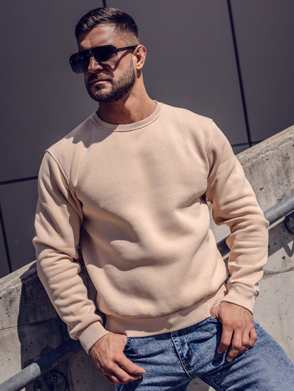 Herr Tjock Sweatshirt Beige Bolf 2001A