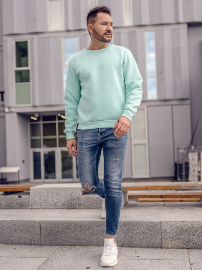 Herr Tjock Sweatshirt Mint Bolf 2001A