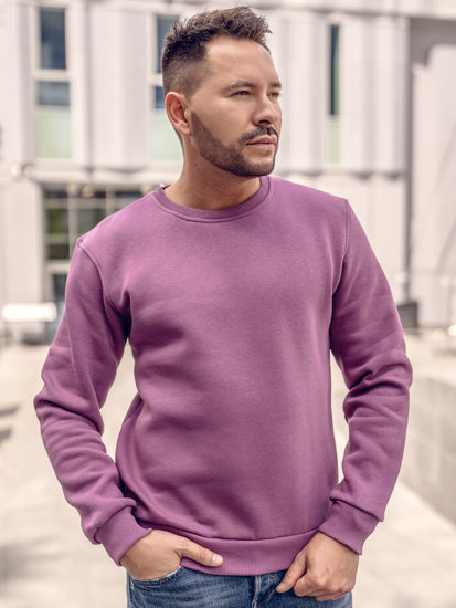 Herr Tjock Sweatshirt Violett Bolf 2001A