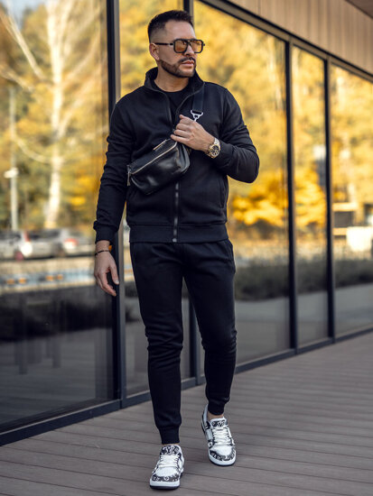 Herr Tracksuit Svart Bolf 10385