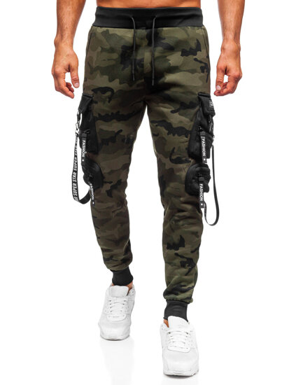 Herr Varm Cargo-joggers Khaki Bolf HSS112