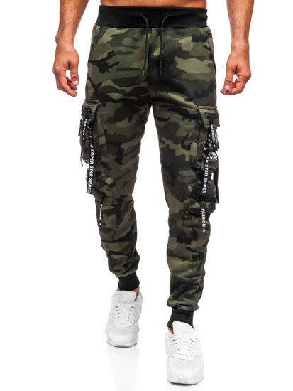 Herr Varm Cargo-joggers Khaki Bolf HSS453