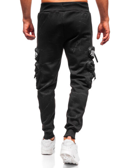 Herr Varm Cargo-joggers Svart Bolf HSS339