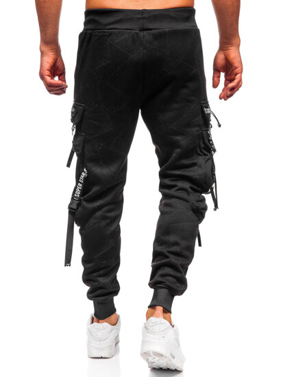 Herr Varm Cargo-joggers Svart Bolf HSS340